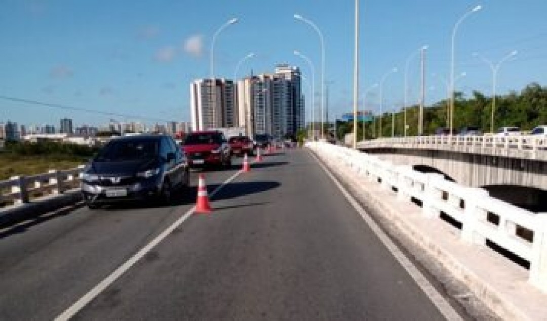 Trânsito sobre a ponte do Rio Poxim será interditado mais uma vez