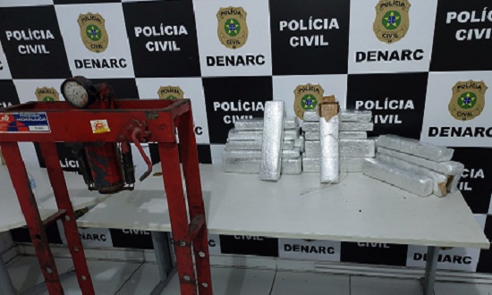 DENARC apreende mais de 30 quilos de maconha