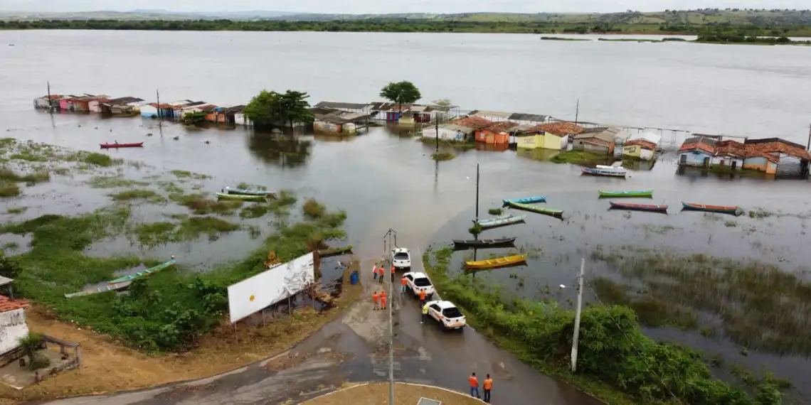 Defesa Civil continua monitoramento os atingidos pela vazão do Rio São Francisco